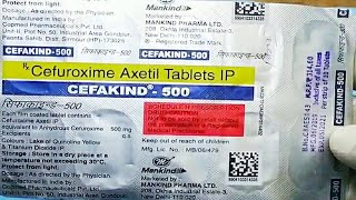 Cefakind500mg tablet Cefuroxime 500mg tablet uses side effects and benefit for pneumonia cefakind [upl. by Ordnas]