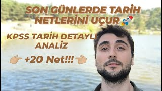 TARİH NETLERİNİ UÇUŞA GEÇİR🚀 SON GÜNLERDE NET ARTIRMA TAKTİKLERİ 3 kpss kpsslisans tarih ösym [upl. by Millburn283]