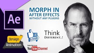 Morph in After Effects Tutorial without Plugin  Part 1 [upl. by Fong926]