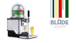 Heineken BLADE  The Compact Beer Tap [upl. by Leiria]