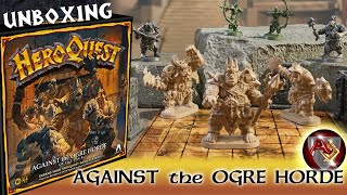 HEROQUEST Against the Ogre Horde UNBOXING Overview amp Comparison VS Classic [upl. by Niwhsa]