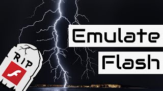 RIP Flash How To Emulate Flash Using Ruffle Emulator [upl. by Werna808]