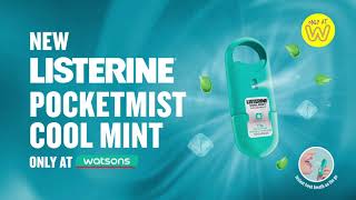 NEW Listerine® Pocketmist Cool Mint for Healthy Breath On The Go [upl. by Aileon]