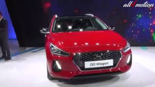 Hyundai i30 red  Geneva Autoshow 2017 [upl. by Elyod]