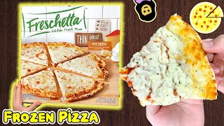 🍕 Freschetta Thin Crust Five Cheese  Frozen Pizza Review [upl. by Berti954]