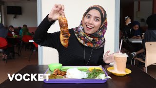 VOCKET MAKAN Sotong Bakar Besar Muka Di Nasi Dulang Sungai Ramal [upl. by Engdahl623]