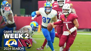 Los Angeles Rams vs Arizona Cardinals  2024 Week 2 Game Highlights [upl. by Sonitnatsnok]