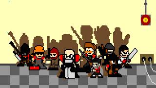 TF2 mannrobics 8bit [upl. by Brucie]