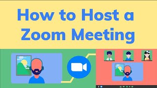 How to Host a Zoom Meeting [upl. by Delainey]