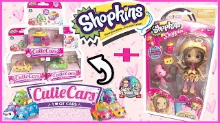 SHOPKINS SHOPPIES COCO COOKIE  3 CUTIE CARS [upl. by Regine]