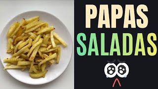 Como QUITARLE la SAL a las PAPAS FRITAS  como quitar lo salado a las papas fritas  como COREGIR 👈 [upl. by Lancelle383]