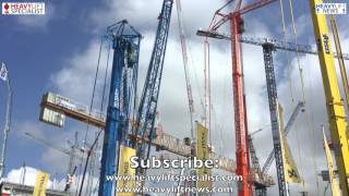 Spierings Mobile Tower Crane SK597AT4 [upl. by Webber]