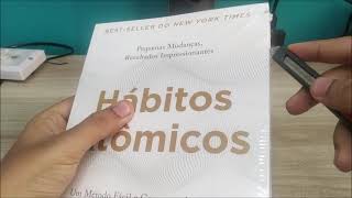 UNBOXING Livro HÁBITOS ATÔMICOS [upl. by Ashling]