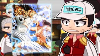 Past Marines react To Luffy Gear 5  Gacha 🇺🇲🇧🇷 [upl. by Iams304]