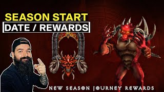 SEASON 25 START DATE  NEW PET amp PORTRAIT REWARDS DIABLO 3 PATCH BUILD 272 REAPER OF SOULS [upl. by Derrek545]