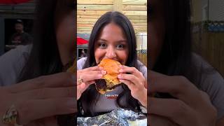 Omg😮first time tried hybrid burger🤤Smashburger burgerloverfoodbloggershortschicagofoodmukbang [upl. by Eleanore580]