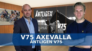 V75 tips Axevalla  Äntligen V75  Bergh quotÄr inte säkerquot [upl. by Sirak]