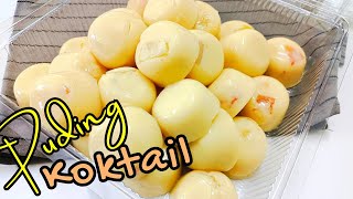 Puding Koktail Buah Resepi  Fruit Cocktail Pudding Recipe  AgarAgar Koktel [upl. by Bonar989]