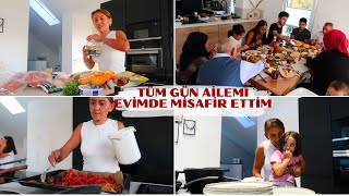 TÜM GÜN EVİMDE AİLEMİ AĞIRLADIM  BANA ÇOK İYİ GELDİLER [upl. by Drofliw]