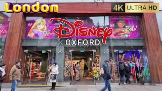 Oxford Street London Walking Tour 4K60 [upl. by Allemrac646]