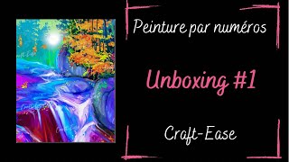 Peinture par numéro  Unboxing 1  CraftEase [upl. by Maddi660]