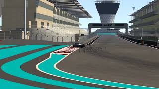 Yas Marina 2021 layout onboard lap  Assetto Corsa [upl. by Rehtae]