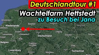 Wachtelfarm Hettstedt Deutschlandtour 4 [upl. by Ashien]