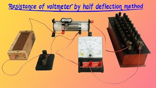 To Determine The Resistance Of Voltmeter without graph By Half Deflection Method [upl. by Ainsley]