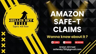 Amazon SAFET ClaimsHow to File SafeT Claim on amazonManage SAFET ClaimsFake Customer returns [upl. by Esra]