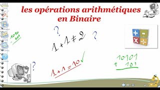 informatique S1 06 les opérations arithmétique en binairepartie 01 [upl. by Lundgren553]