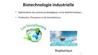 La bioinformatique au service de la biotechnologie  Vers une synergie innovante [upl. by Llerrud654]