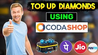 How to Top Up Diamonds in Free Fire Using CodaShop  CodaShop Se Diamond Top Up Kaise Kare 2024 [upl. by Kiker517]