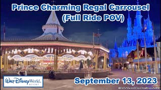 Prince Charming Regal Carrousel Full Ride POV  September 13 2023 [upl. by Akinek]