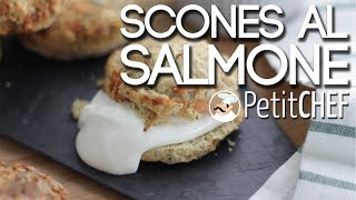 Scones al salmone  RICETTA facile e gustosa Tutorial cucina PetitChefit [upl. by Nagey438]