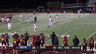 Schaumburg High vs Hoffman Estates High School Varsity Mens Football OT [upl. by Vanhomrigh]