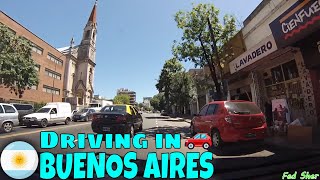 Driving in Buenos Aires from Morón to Boedo [upl. by Lydie]