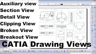 CATIA Drafting Tutorial for Beginners  2 [upl. by Gerrilee]