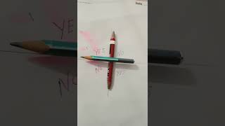 Charli charli  pencil game short video [upl. by Borroff732]