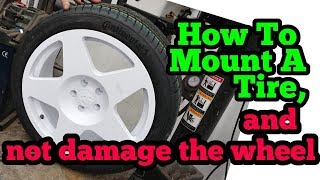 The fastest way to mount and demount a 225 or 245 truck tire [upl. by Saleem48]