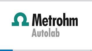 Metrohm Autolab NOVA 2 – Build Signal Command [upl. by Christiane]