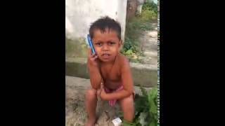 Bihari funny kid over phone [upl. by Ivers]