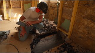 Discovering The Original Floor Below The Refectory [upl. by Martyn]