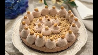 TORTA FREDDA ALLE NOCCIOLE senza cottura in 10 minuti BUONA E SUPER GOLOSA [upl. by Anilra]