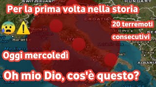 pericoloso🇮🇹 20 forti e successivi terremoti hanno colpito lItalia oggi mercoledì 7 febbraio 2024 [upl. by Andras894]