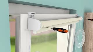 Roller blinds with side guidance [upl. by Waddell]