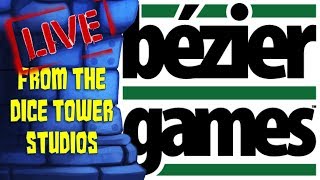 Bézier Games visits The Dice TowerLIVE [upl. by Ennaira817]