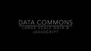 quotData commonsquot and JavaScript Turn your large scale census data project into something visual [upl. by Eelyr]