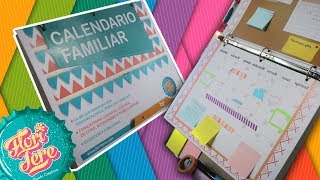 CALENDARIOORGANIZADOR FAMILIAR GRATIS Planea y organiza todas tus actividades [upl. by Currier70]