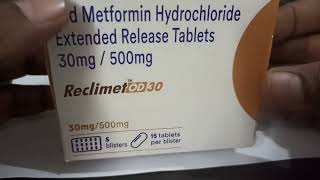 Reclimet OD 30 Tablet ER View Uses Side Effects in hindi [upl. by Fotina783]