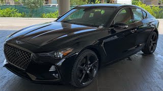 2019 Genesis G70 20T Review – Better Then A BMW [upl. by Llednil]